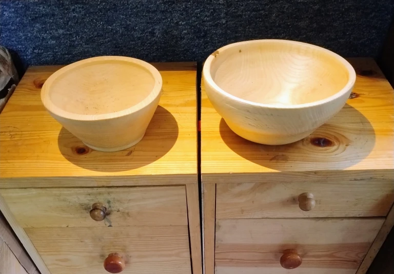 Hand-carved wooden kitchen utensils